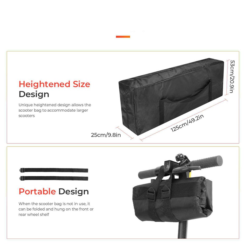 Scooter Loading Bag G30 MaxPro M365 Scooter Storage Bag Electric Scooter Parts Portable Folding Bag