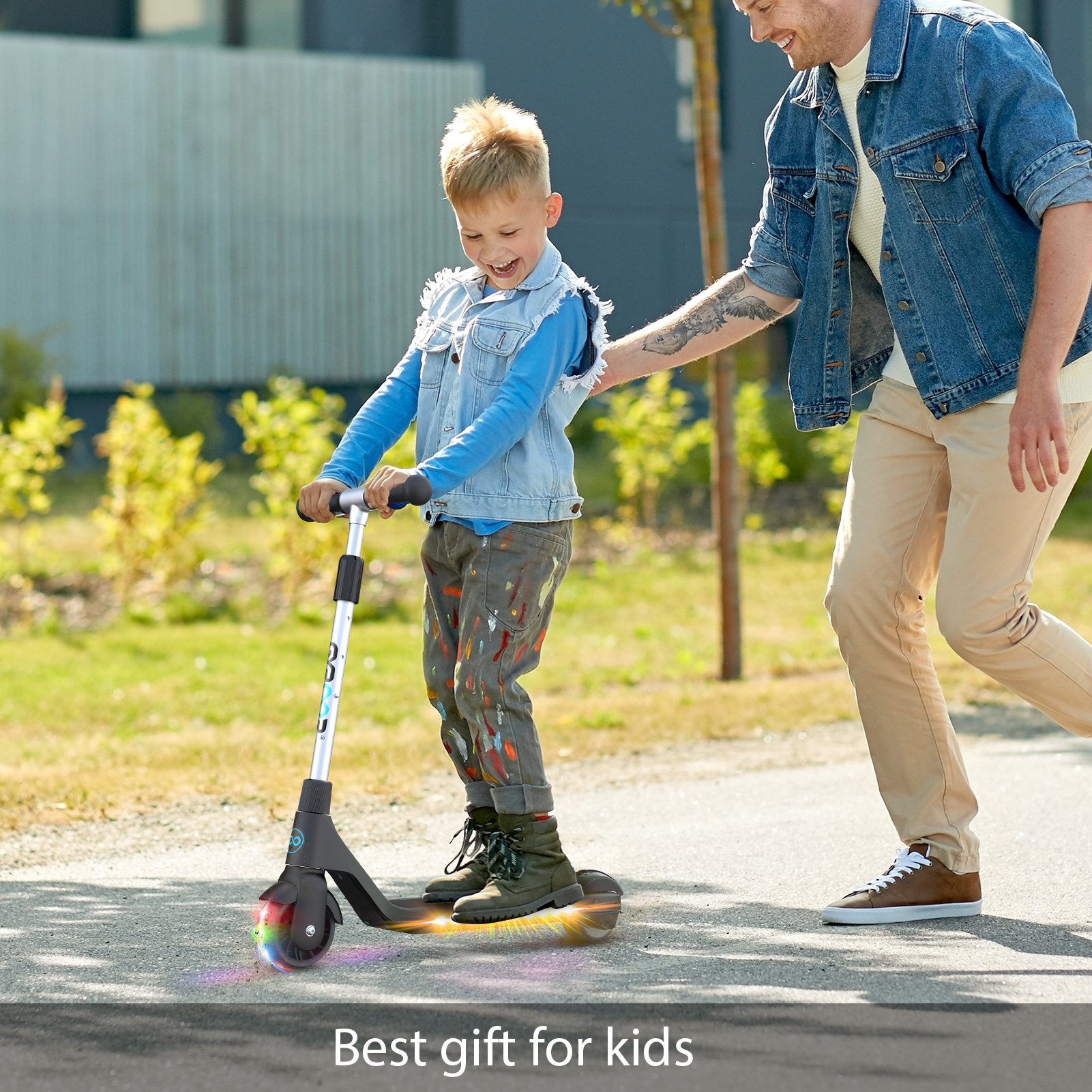 Gyroor High Quality EU US Warehouse 2 Wheels kid electric scooter eu warehouse Electric Scooter For Kids children