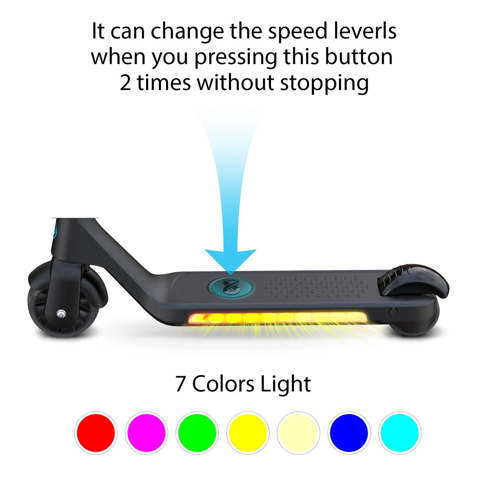 Gyroor High Quality EU US Warehouse 2 Wheels kid electric scooter eu warehouse Electric Scooter For Kids children