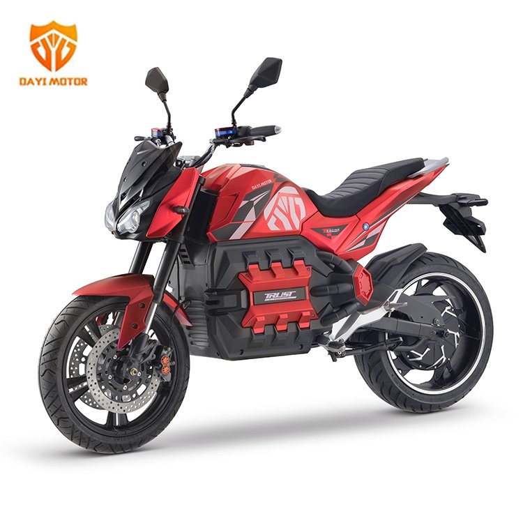 High Speed Electric Scooter Motorcycle Range 210km Electric Motorcycles
