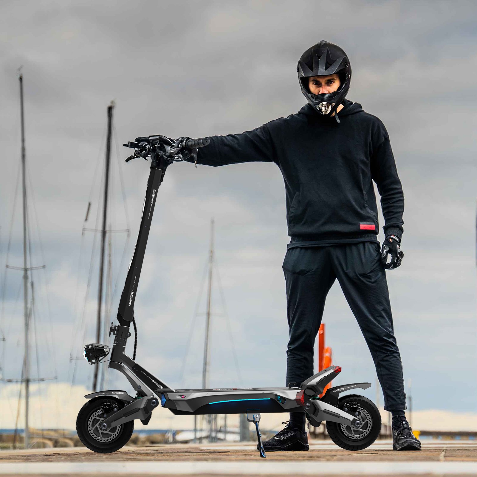 Mecha Style Customizable Advanced Plastic Parts Folding Mobility Today 50Cc Electric Scooter