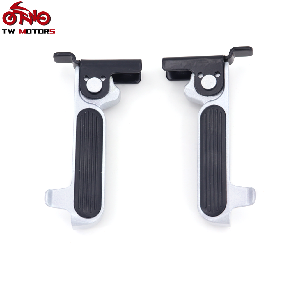 Hot Selling Motorcycle Modified Accessories Motorcycle Front Footrest Electric Scooter Pedals For Huari K1