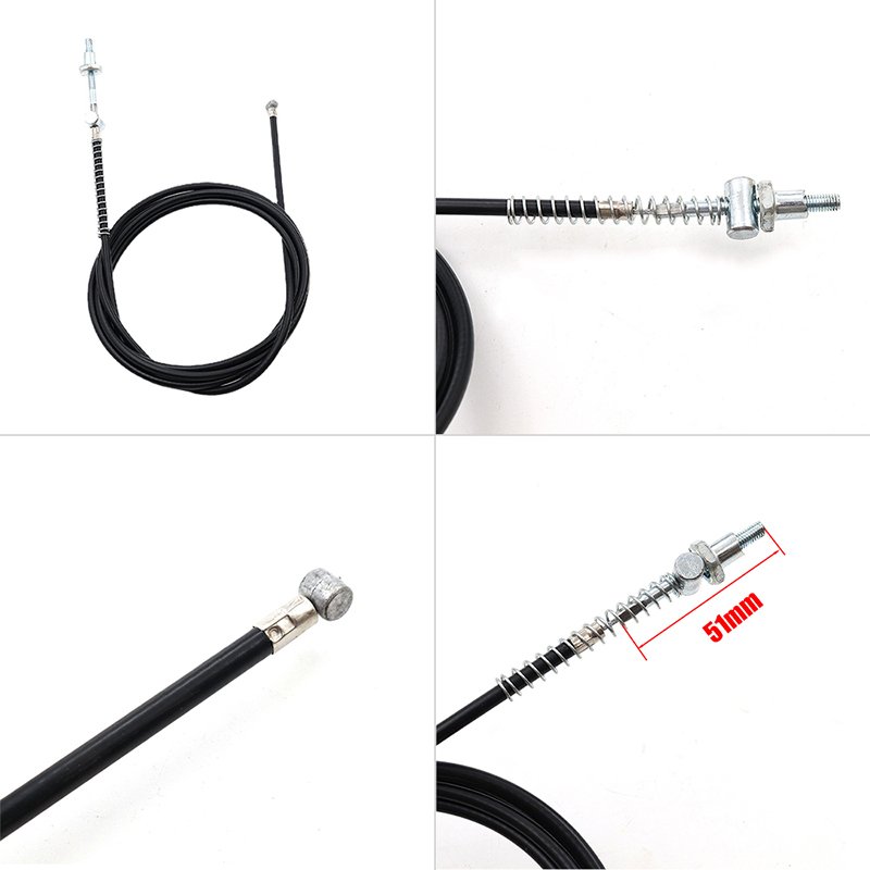 Electric Scooter Drum Brake Cable With Connector Disc Brake Cable Brake Line For Sealup 3/10 Inches