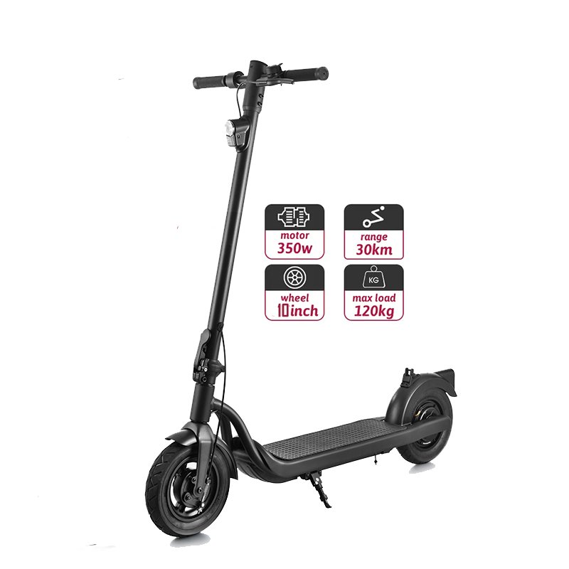 Source Factory 350Watt Electric Folding Scooter 10inch Adult EU Warehouse 25km/h Electric Scooter