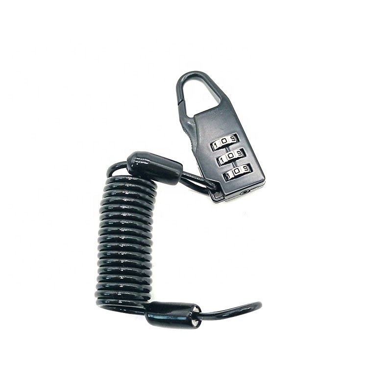 Bike accessories helmet lock for bicycle bike helmets safety lock system for anti-theft use