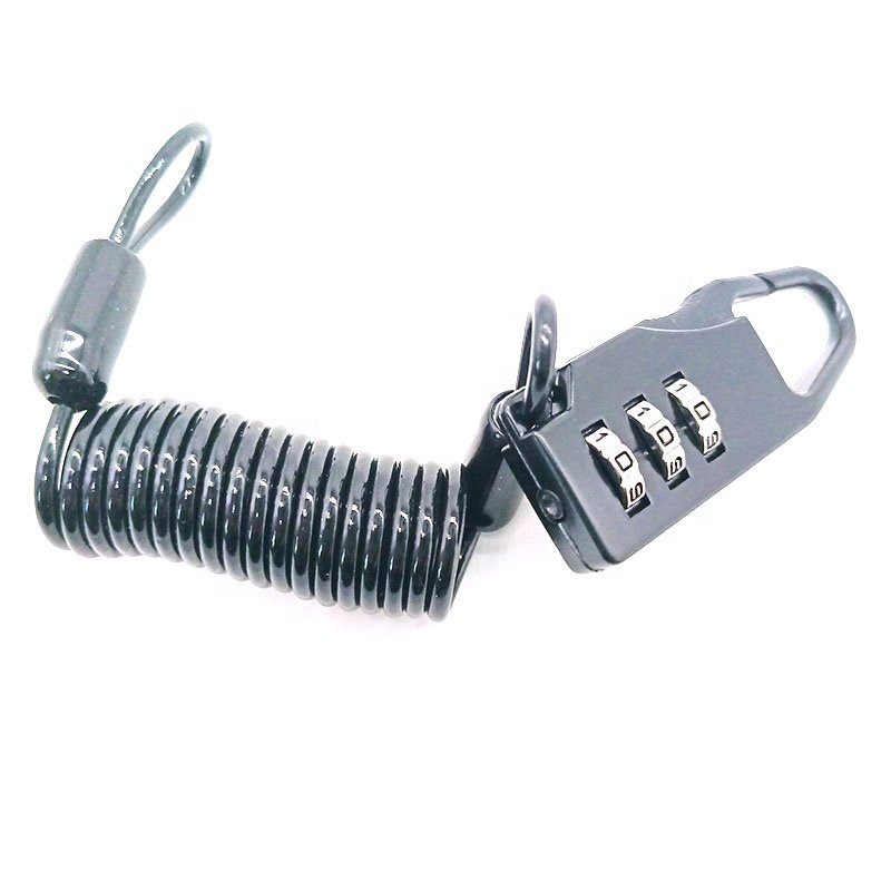 Bike accessories helmet lock for bicycle bike helmets safety lock system for anti-theft use