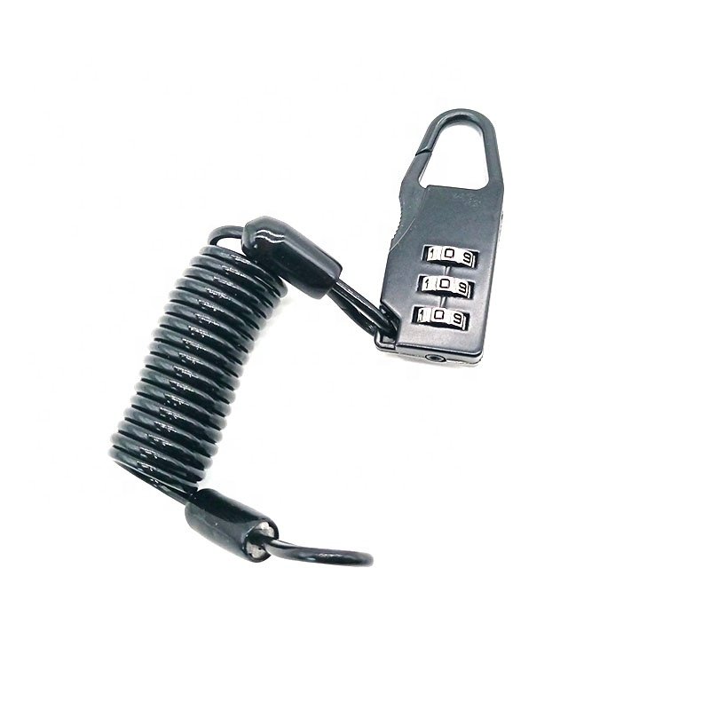 Bike accessories helmet lock for bicycle bike helmets safety lock system for anti-theft use