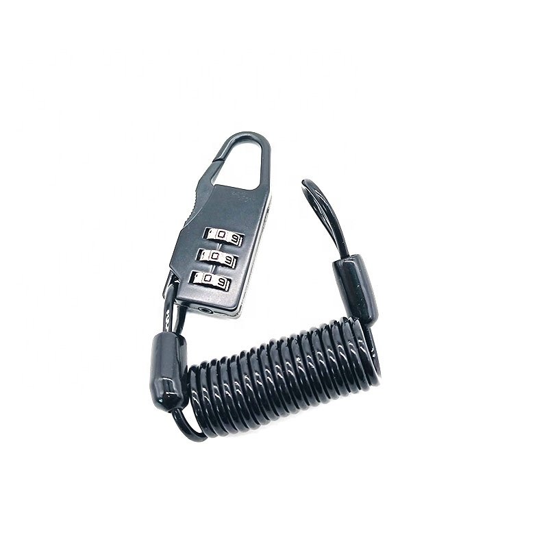 Bike accessories helmet lock for bicycle bike helmets safety lock system for anti-theft use