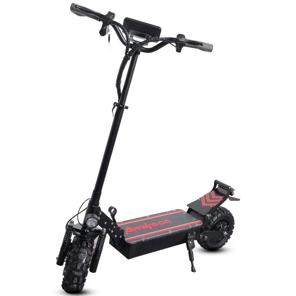 Arwibon Q30 USA/EU Stock Hydraulic Suspension escooter e scooter 11 inch Heavy Duty Fast Electric Scooter