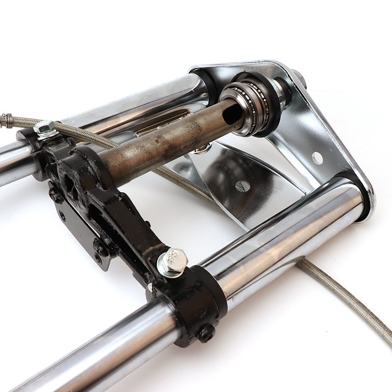 Motorcycle Front Fork With Brake Caliper Disc Assembly For Honda Monkey Bike Z50 Accessories Spare Parts