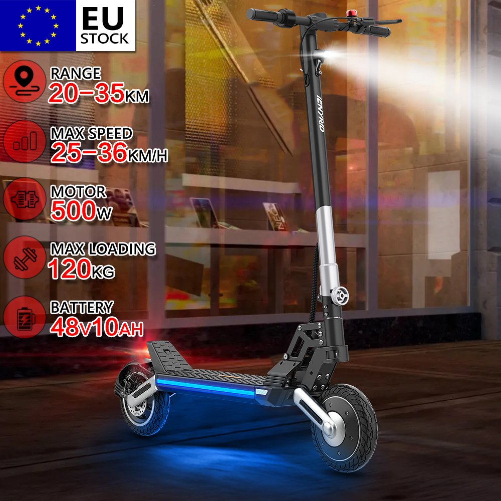 EU/USA/UK warehouse Trotinette Electrique 36Kmh 500W Foldable iENYRID M8 E Electric Scooters for Women Kids Youth
