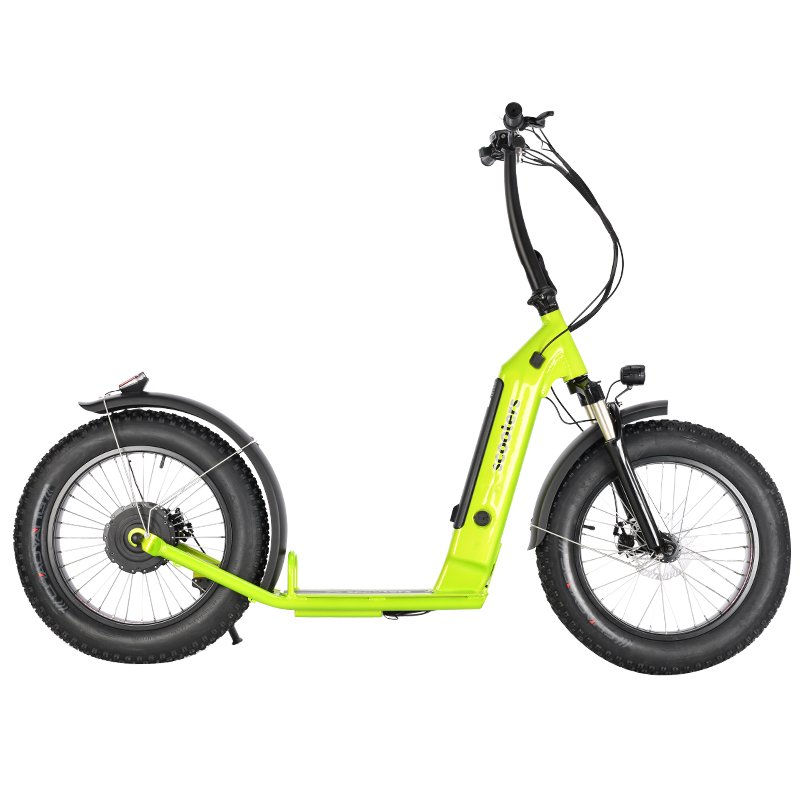 European Warehouse Stock EEC 500W Dual motors City big wheel Fat Tire kick E Motorcycle Electric Scooters