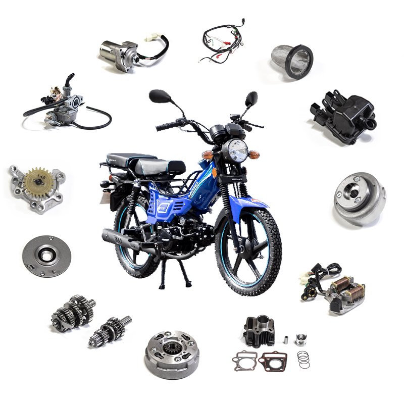 New Arrival High Quality GY6 Engine Spare Parts Bera MERU 110CC Cub Scooter Motorcycle Engine Parts