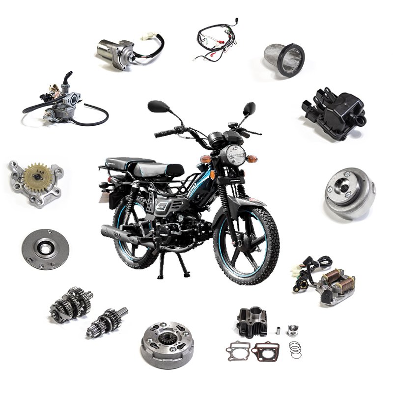 New Arrival High Quality GY6 Engine Spare Parts Bera MERU 110CC Cub Scooter Motorcycle Engine Parts