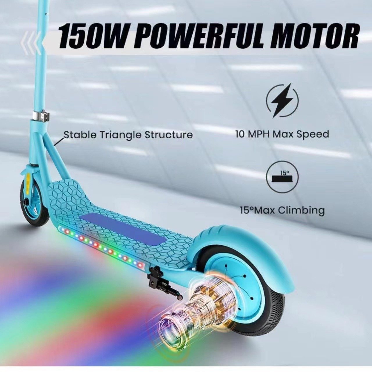 wholesale 24v kids' scooters foldable two-wheeled kick electric scooters