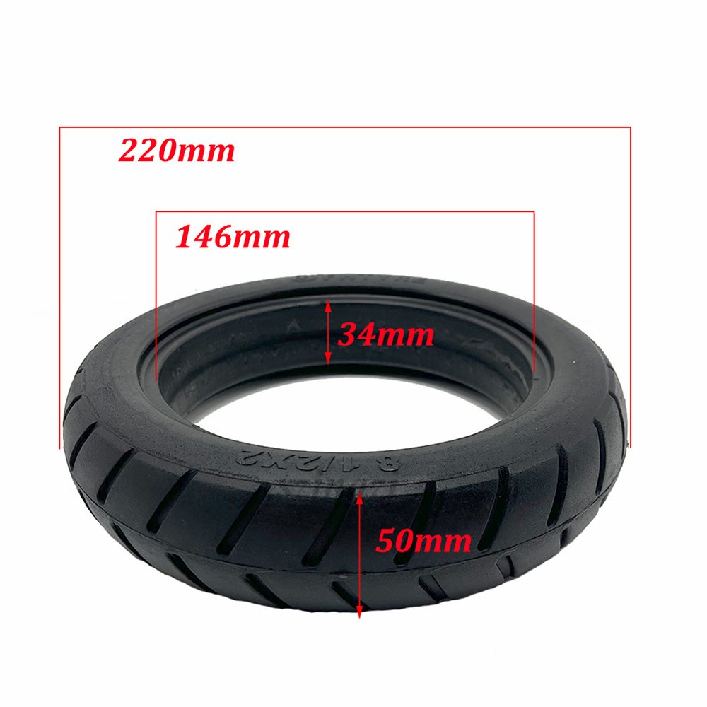 8.5x2.0 Foam Solid Tire for M365 1S PRO Electric Scooter 8.5 Inch Lightweight Non-pneumatic Tyre Parts