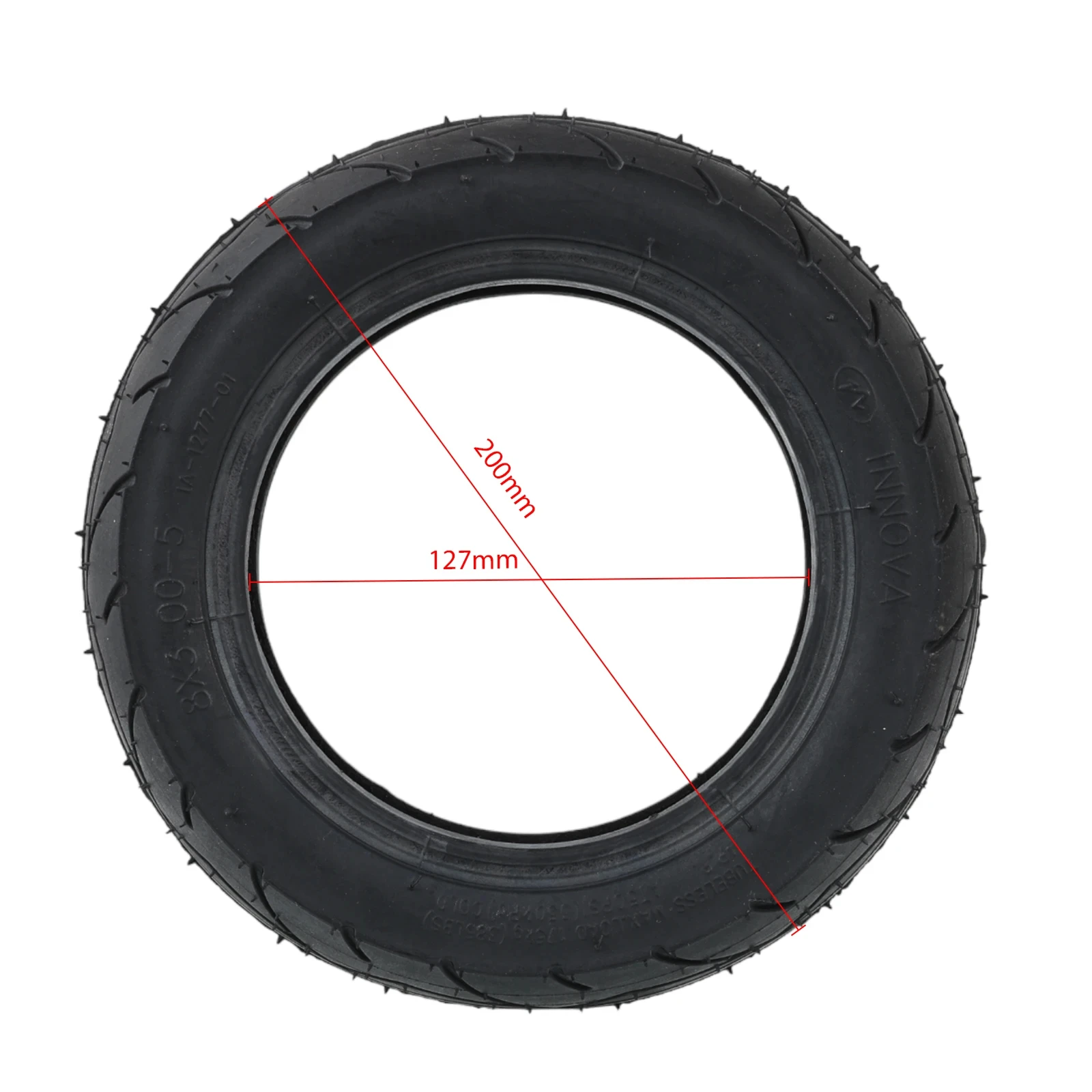 8*3.00-5 Tubeless Tire For Kaabo Mantis 8 Electric Scooter 8 Inch Kicksooter Innova 8x3.0 Tubeless Tyre Parts