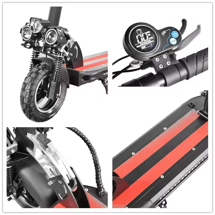 Electric Scooter 650W 15Ah Powerful Electric Kick Scooter 45km Max Range 40km/h Speed Electric eScooter With APP