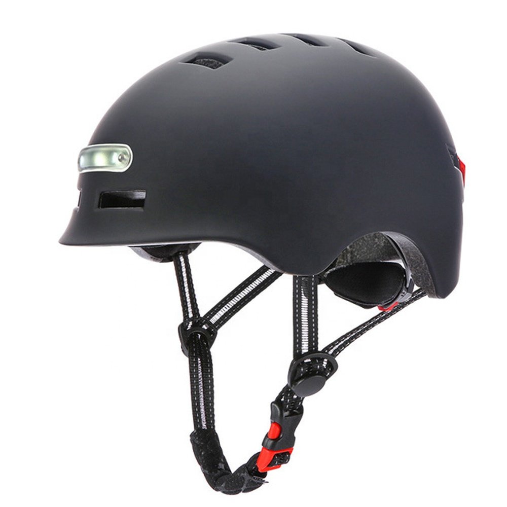 Led Light Safety Helmets Scooter Parts For Electric Bike Motorcycle Universal Helmets Ebike Parts Electric Scooter Accessories
