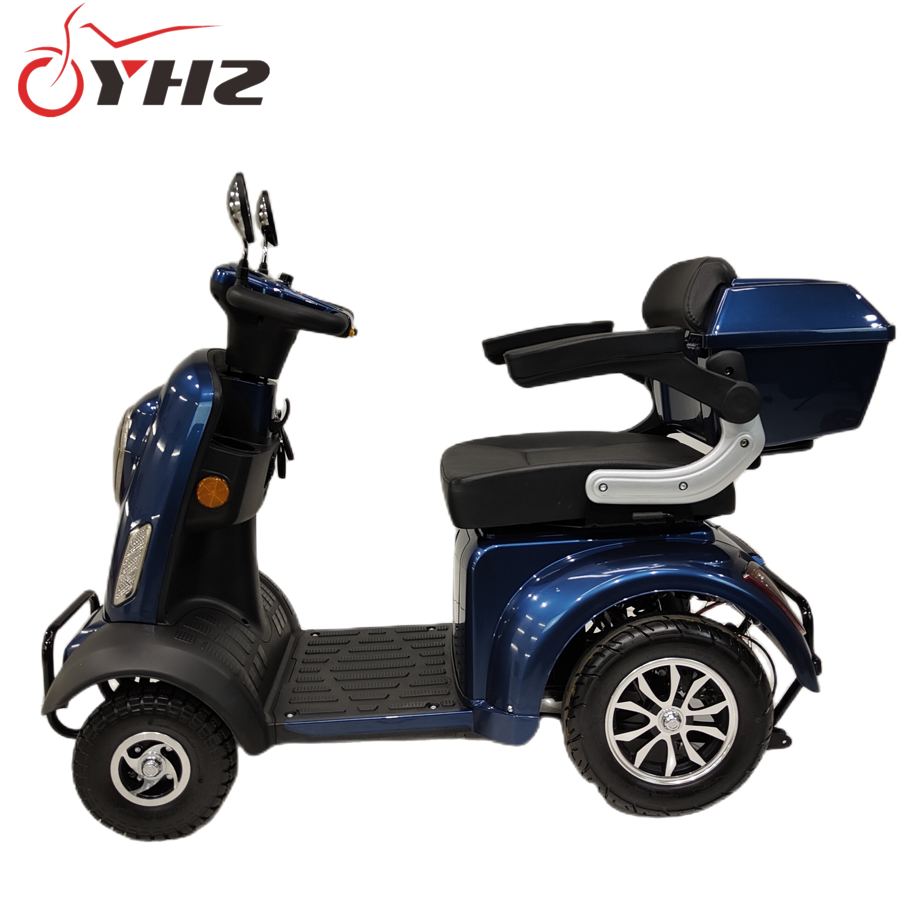 Electromagnetic Brake New Four-Wheel Elderly 48V20A Optional Electric Scooter Motorcycle