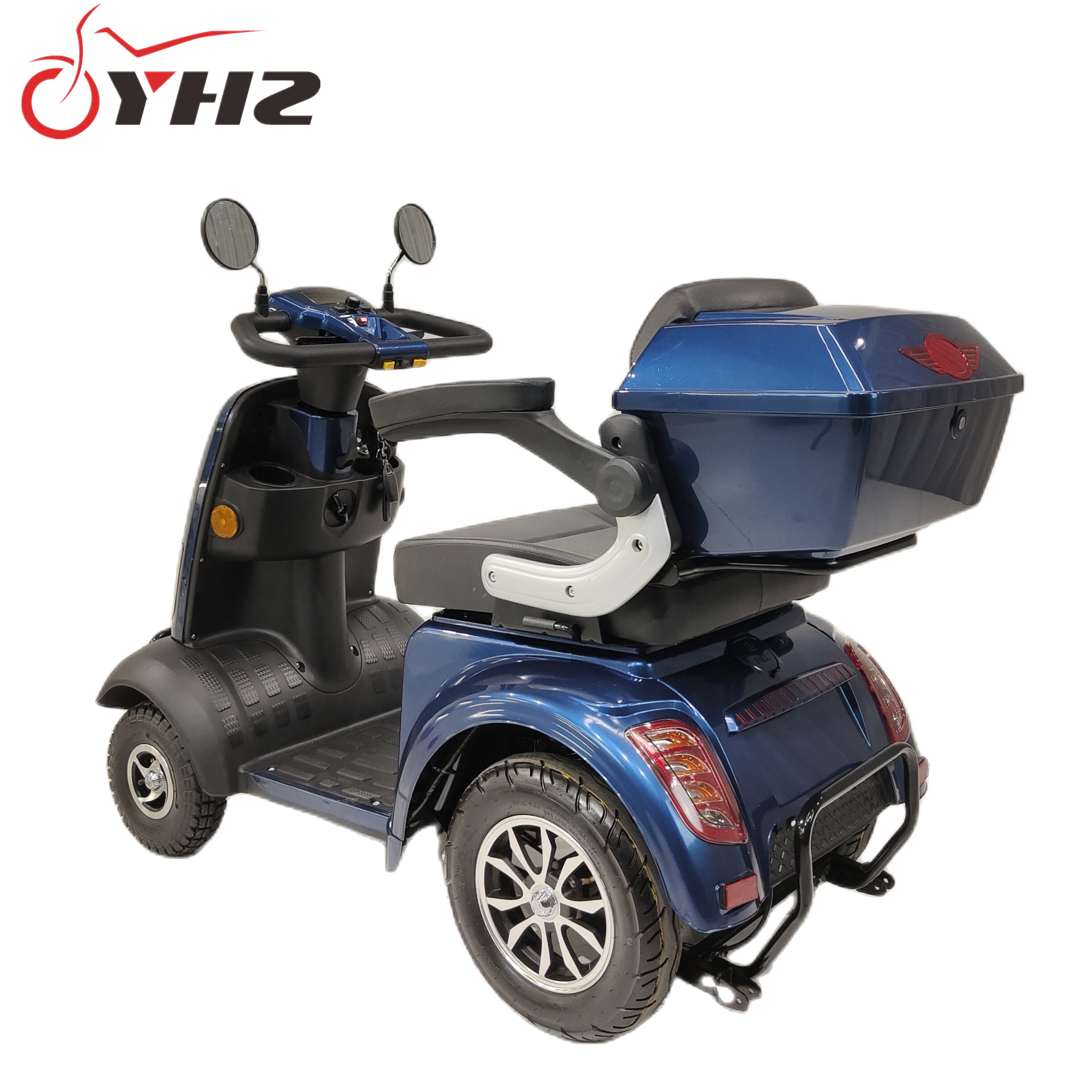 Electromagnetic Brake New Four-Wheel Elderly 48V20A Optional Electric Scooter Motorcycle