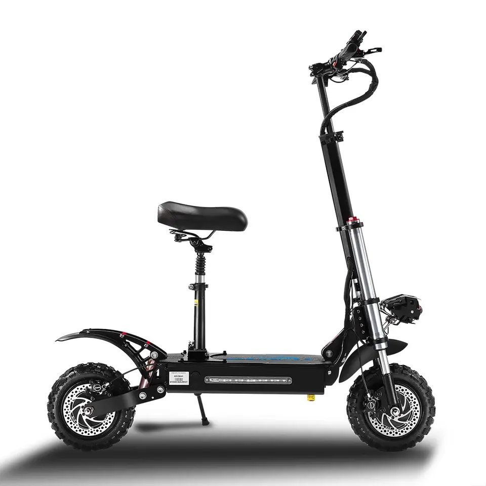 High Power Two wheel Electric Scooters 60V 6000W 11inch 38ah Foldable EU warehouse Stock in Trade