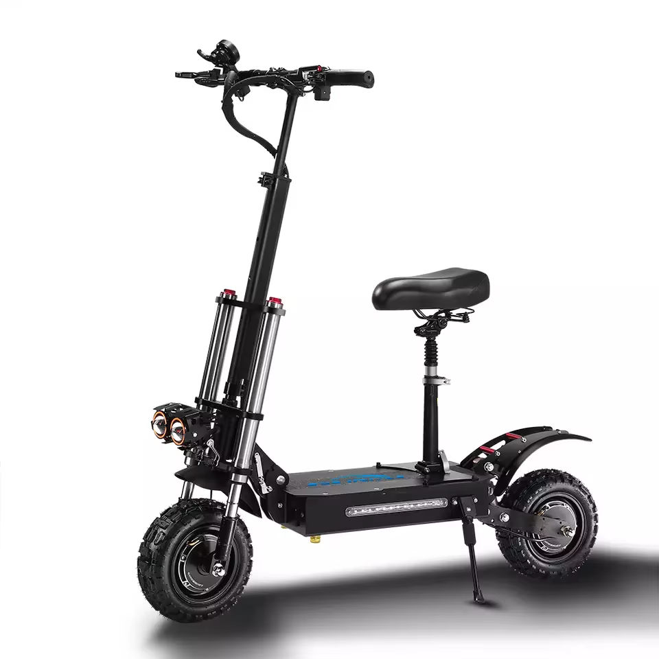 High Power Two wheel Electric Scooters 60V 6000W 11inch 38ah Foldable EU warehouse Stock in Trade