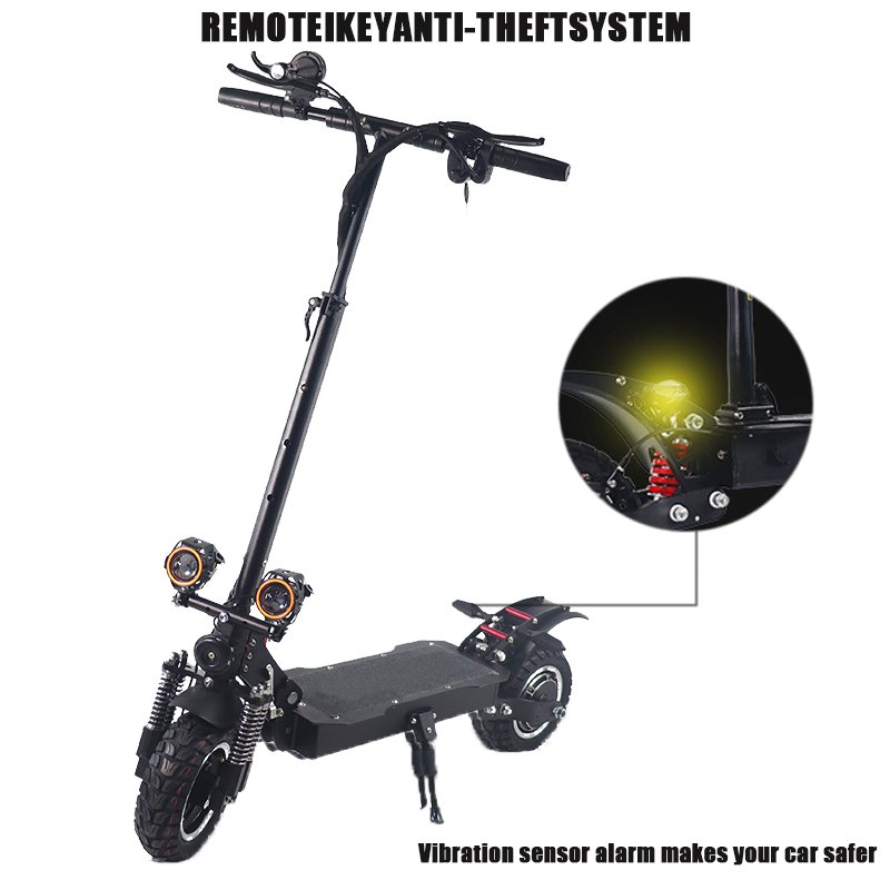 M1 pro Dual Motor 60v22.5ah Foldable 10inch Off Road Tire Adult Electric Scooter 2000w/2400w