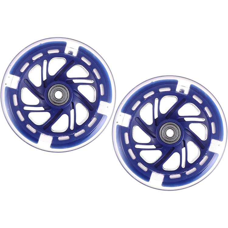 Eazy to Install Premium Material Accessories Scooter PU Wheel 120mm 80mm Kids Scooter Replacement Wheels