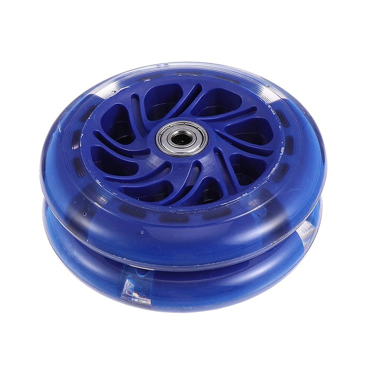 Eazy to Install Premium Material Accessories Scooter PU Wheel 120mm 80mm Kids Scooter Replacement Wheels