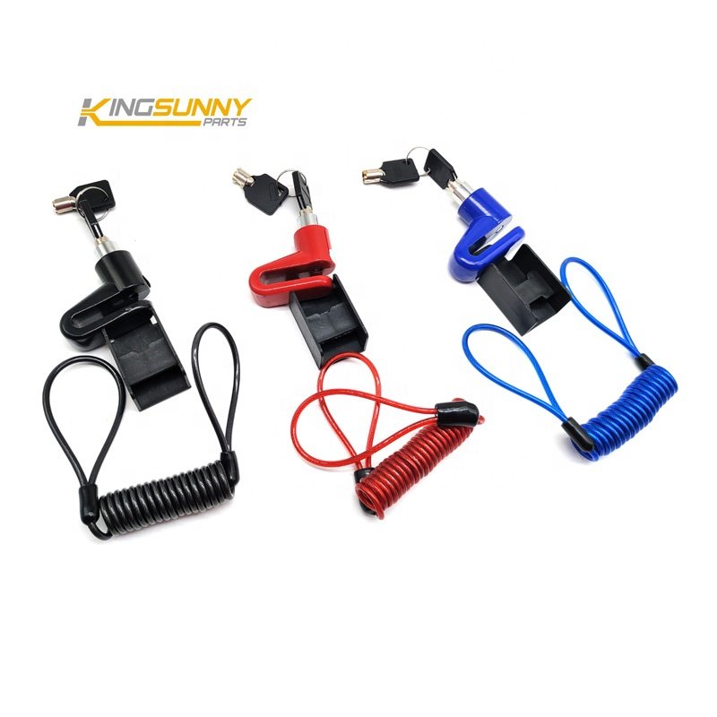 Electric Scooter Bike Part Disc Brake Lock With Rope Anti-Theft Wheel Disc Brakes Wire For Xiaomi M365 Electric Scooter