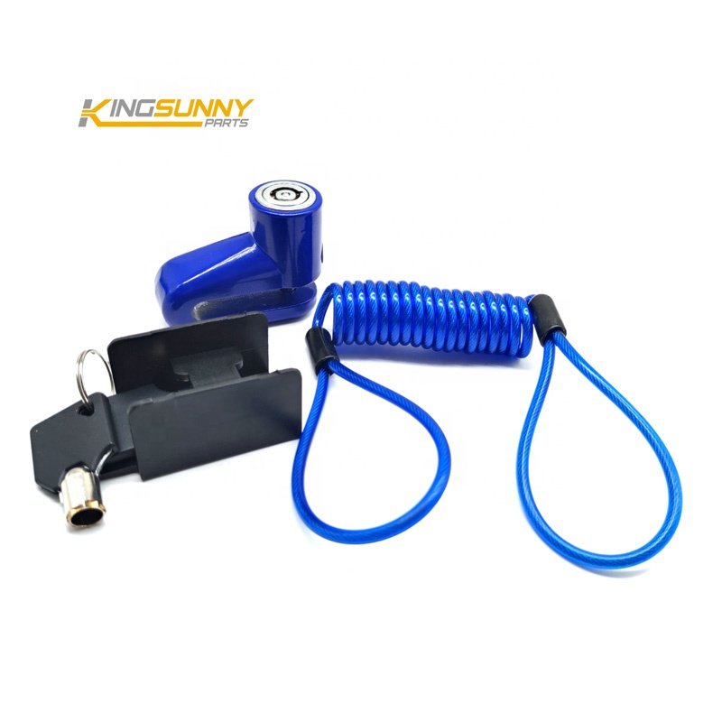 Electric Scooter Bike Part Disc Brake Lock With Rope Anti-Theft Wheel Disc Brakes Wire For Xiaomi M365 Electric Scooter