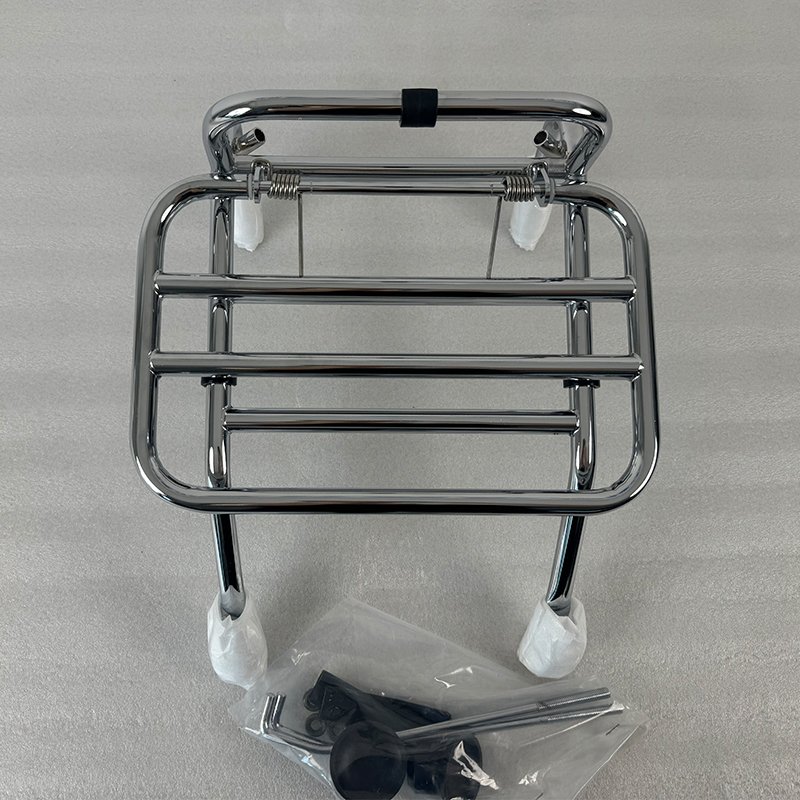 For RA GT150 Motorcycle Cargo Shelf Accessory Chrome Color Steel Material Front Luggage Rack Bracket Scooter Parts