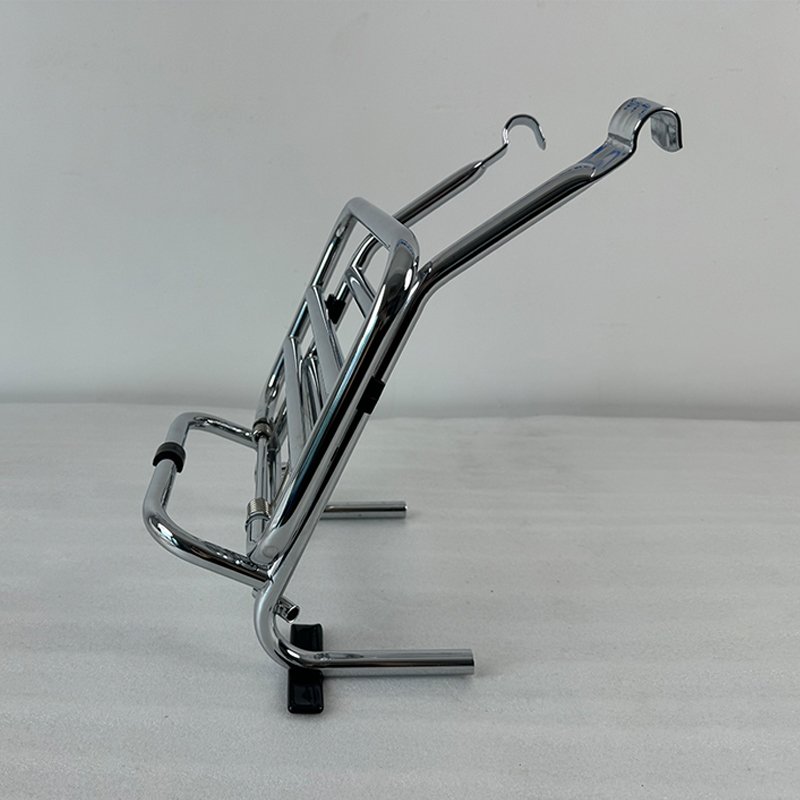 For RA GT150 Motorcycle Cargo Shelf Accessory Chrome Color Steel Material Front Luggage Rack Bracket Scooter Parts