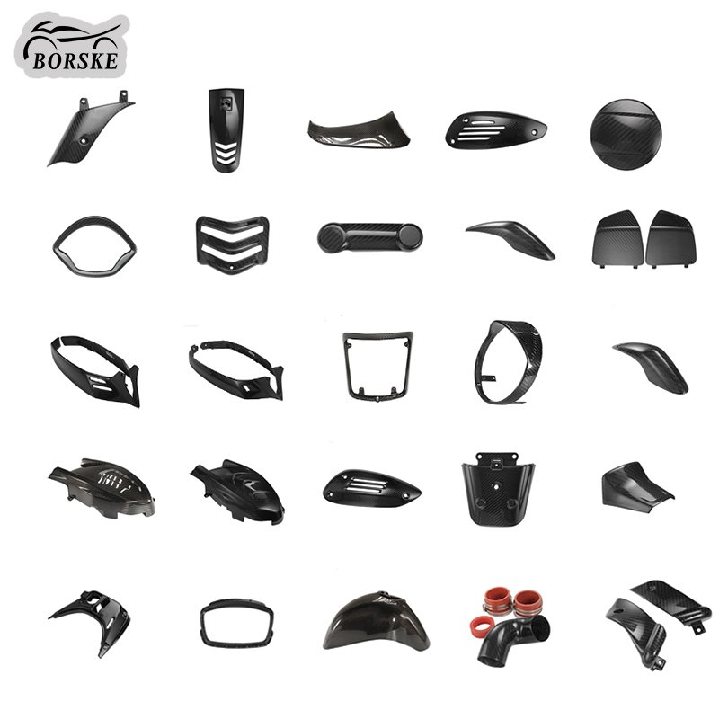 Good Service Scooter Carbon Fiber Motor Spare Frame Mirror Other Body Systems Part Motorcycle Accessories For Vespa GTS GTV
