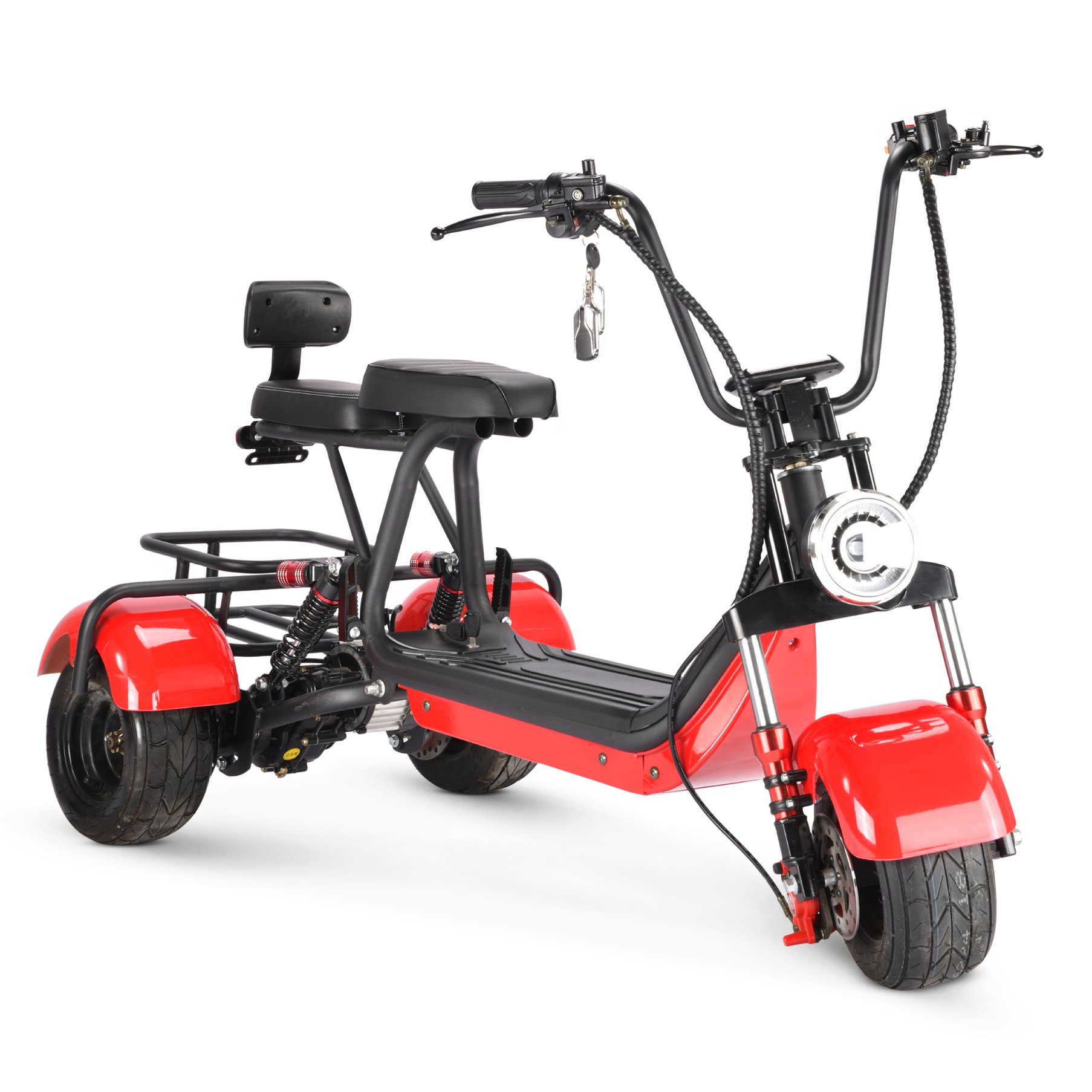 China wholesale Price 800W 48V 20Ah Lithium Battery electric motorcycle 3 wheels adult Max speed 25km/h citycoco