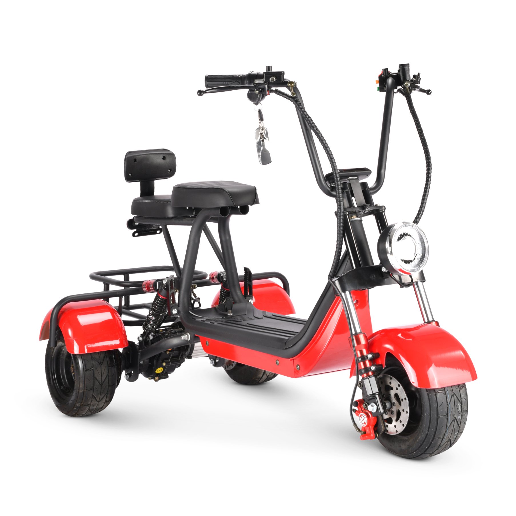 China wholesale Price 800W 48V 20Ah Lithium Battery electric motorcycle 3 wheels adult Max speed 25km/h citycoco
