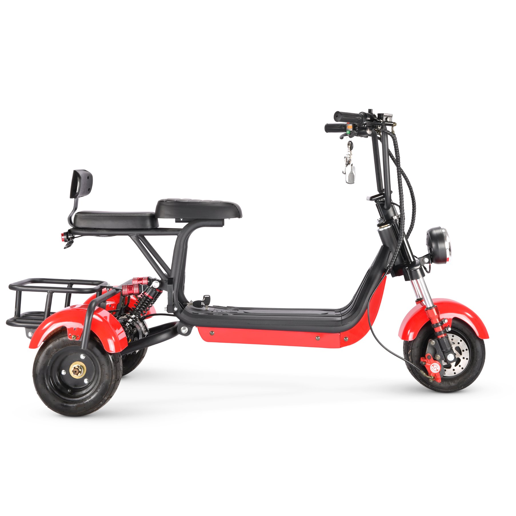 China wholesale Price 800W 48V 20Ah Lithium Battery electric motorcycle 3 wheels adult Max speed 25km/h citycoco