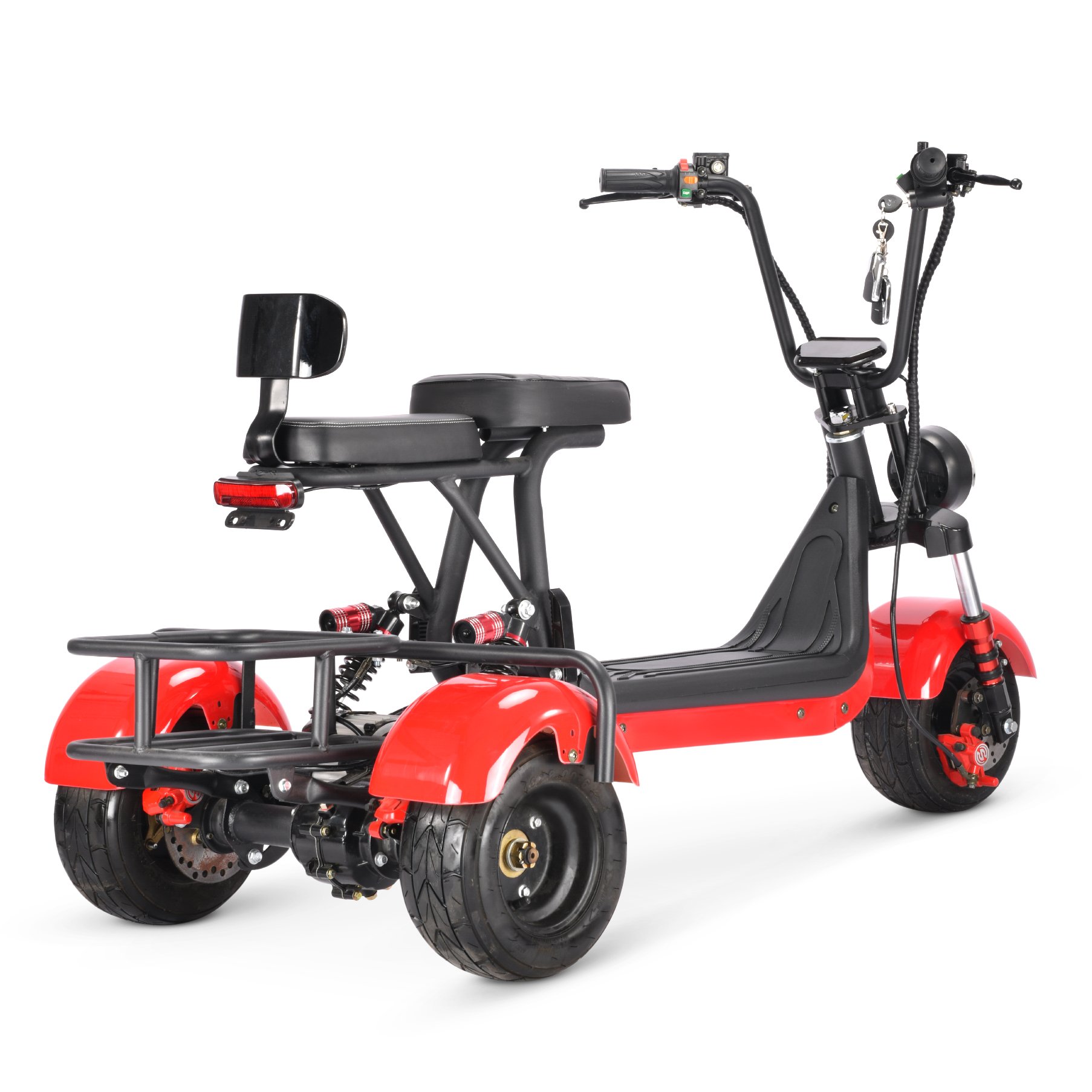 China wholesale Price 800W 48V 20Ah Lithium Battery electric motorcycle 3 wheels adult Max speed 25km/h citycoco