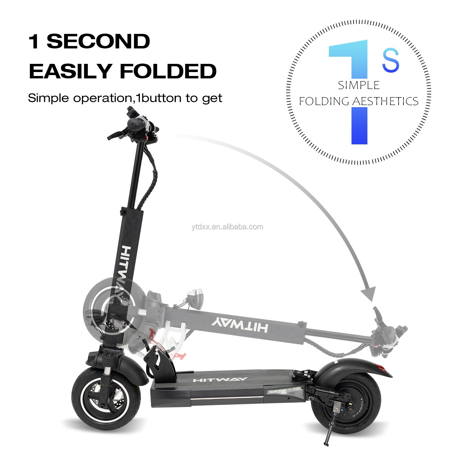 Hot Sale eu warehouse fast delivery long range 40km high speed 45km/h electric scooter for adult