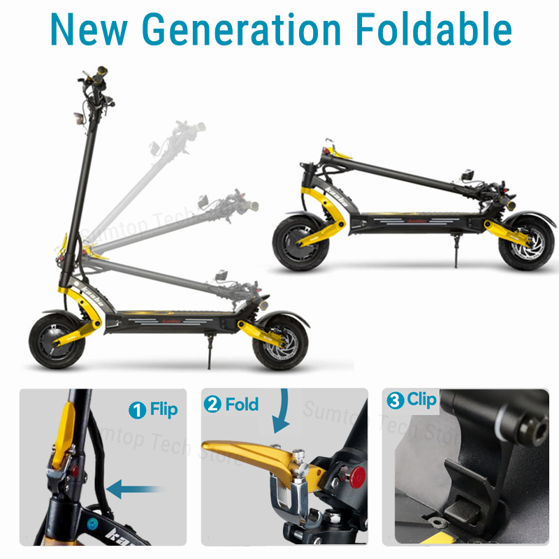 Original KAABO Mantis King GT Electric Scooter 60V 24Ah TFT Display 2*1100W Motor 70km/h IPX5 WaterProof Kickscooter