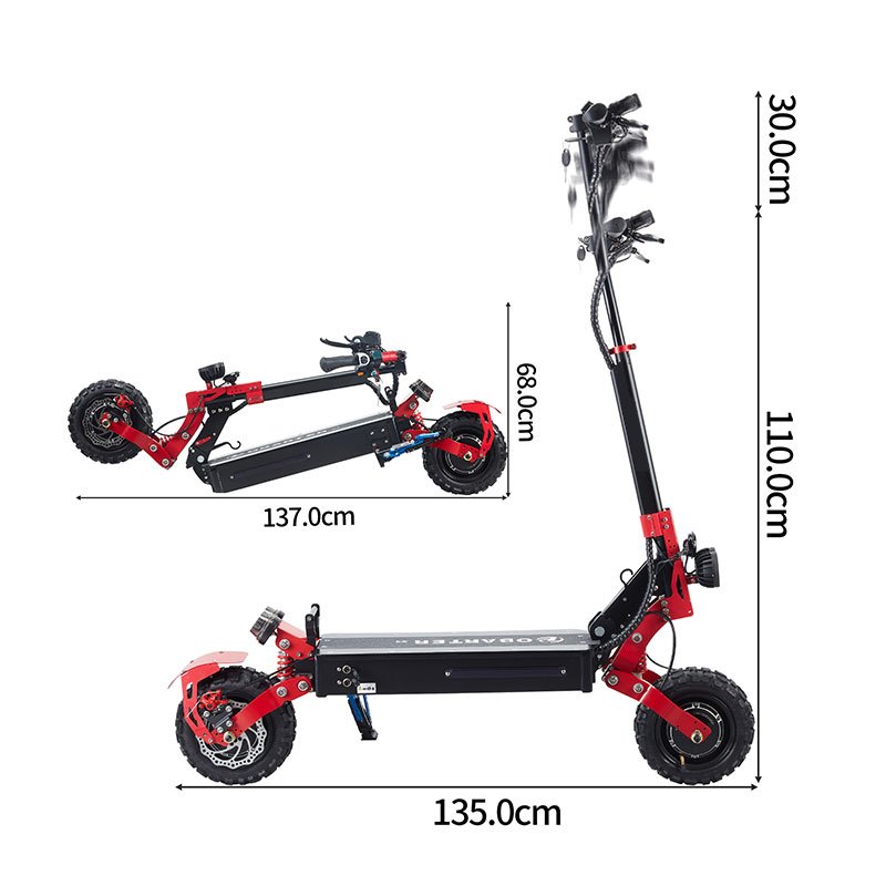 X3 1000W 1200W 2400W 48V 21Ah Eu USA Warehouse Patinete Electrico E Scooter Foldable Offroad Wide Wheel Electric Scooters
