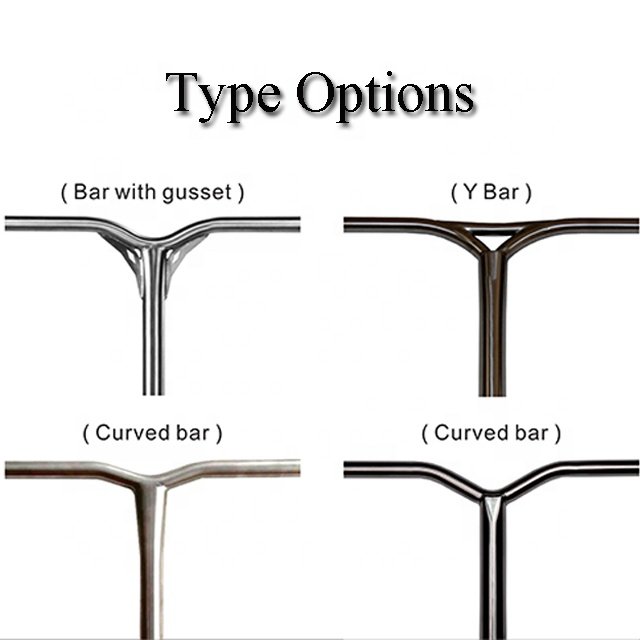 Scooter Parts & Accessories Stunt titanium scooter Y-shaped bar pro rider titanium handlebar