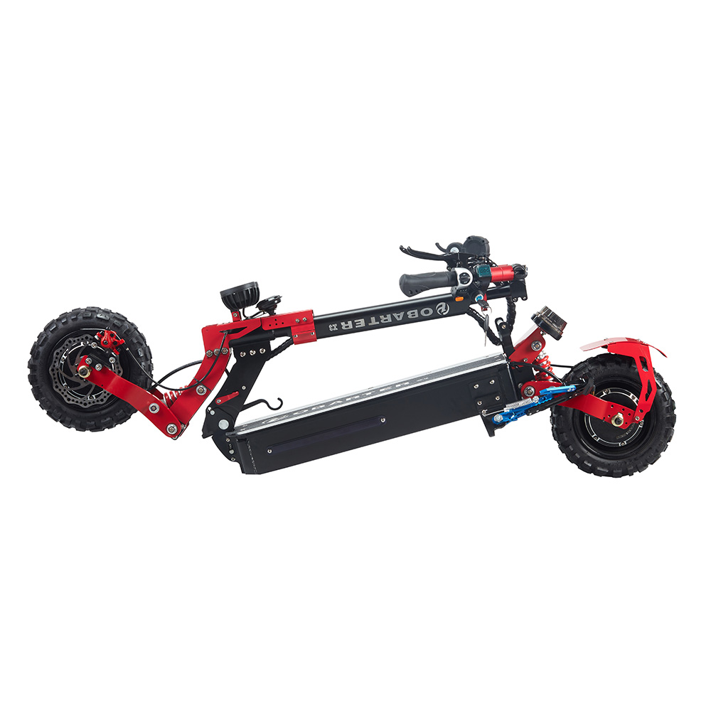 11Inch Electric Scooter 2400W Dual Motor Kick E-scooter For Man Men 48V 21Ah Obarter X3 Max Speed 65Km/h