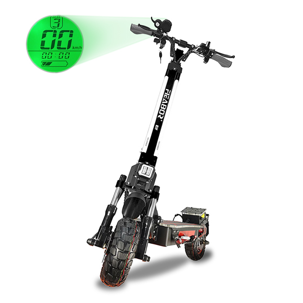 US STOCK 55kmh e-scooter 11 inch big wheel 52v fast off road dual motor 2400w e escooter adult electric scooter