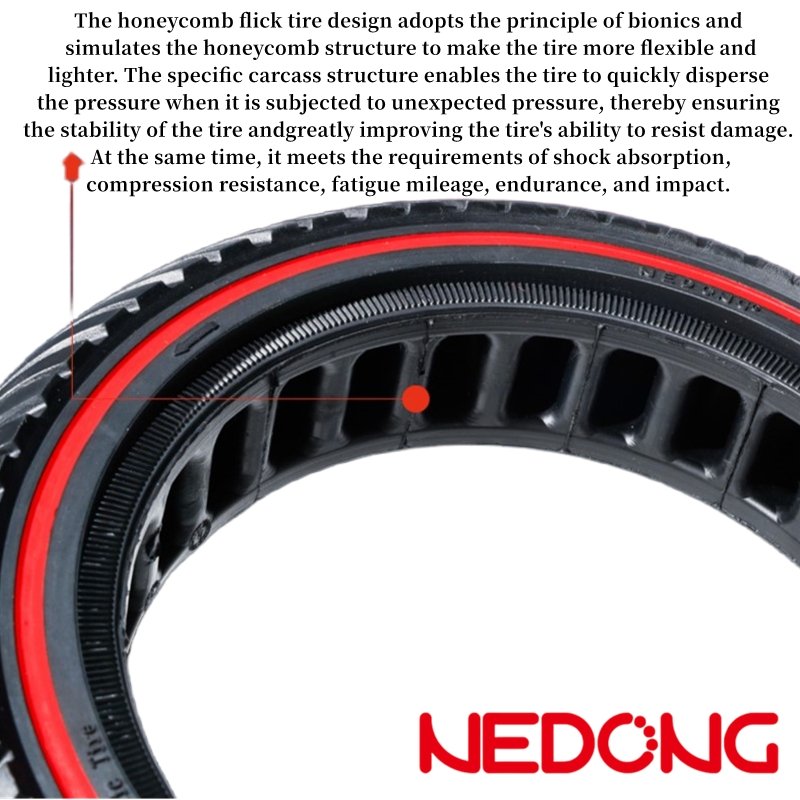 Nedong 10x250 G30 electric scooter tyres 10 inch tire airless solid for Ninebot MAX g30 scooter