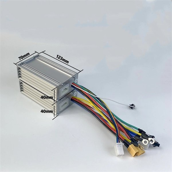 Yunli Controller 60V 28A 9 mosfet electric scooter motorcycle controller set with LH-100 finger throttle for repair replacement