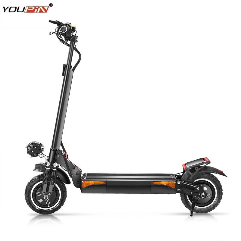2020 Foldable Dual Motor Mobility Electric Scooter for Adult Wide Tire Kick Scooter