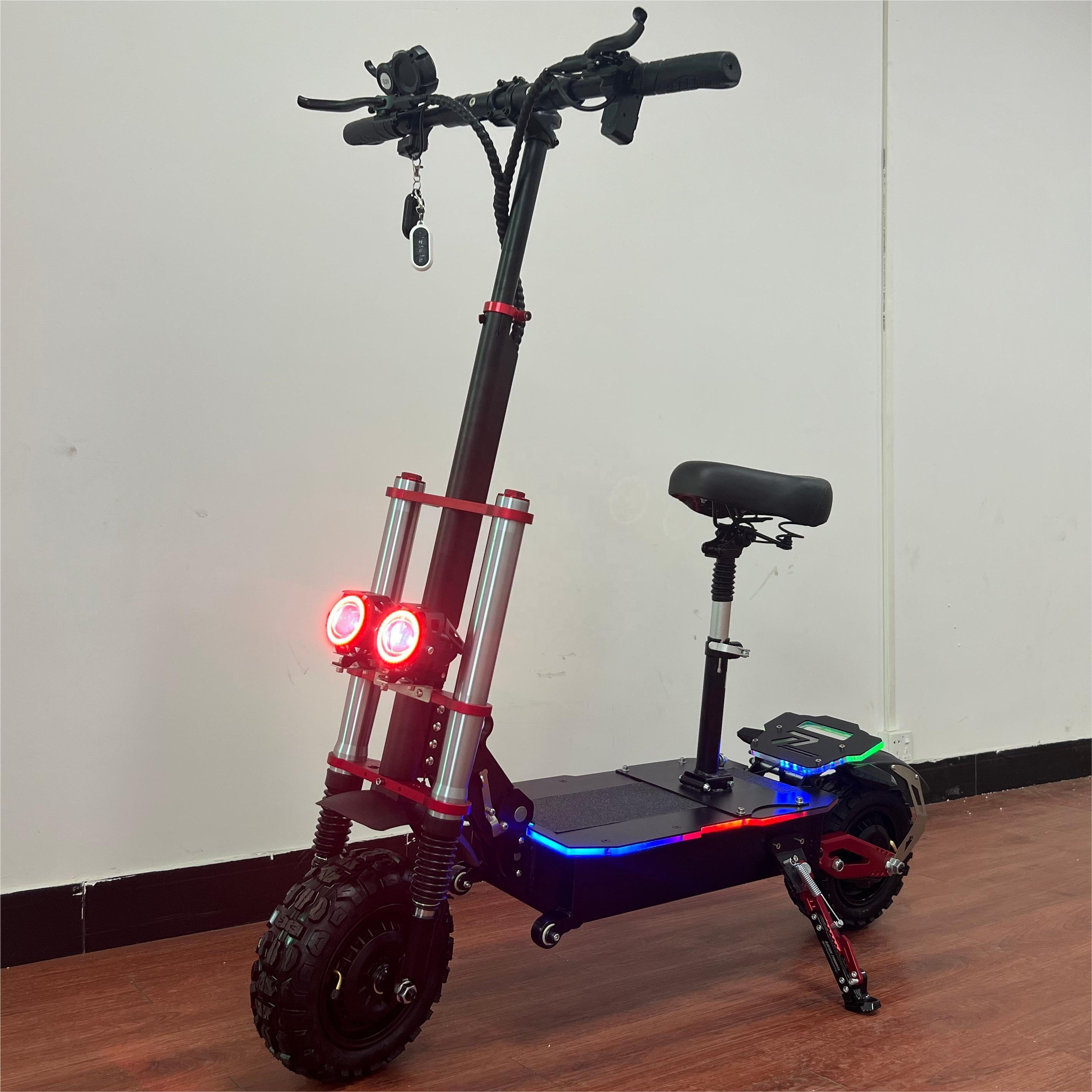 Free shipping - 2024 Factory Direct 60v 6000w Foldable Dual Motor Electric Scooter 60v For Adults