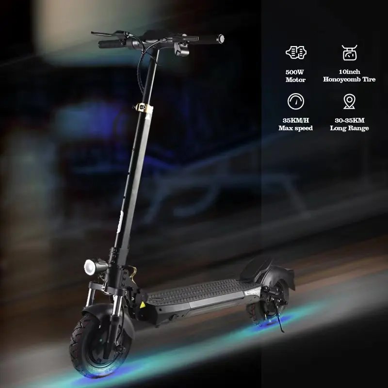 Hot Sale For Adult Two Wheels Long Range High Stand High Speed Luggage Foldable Electric Scooter